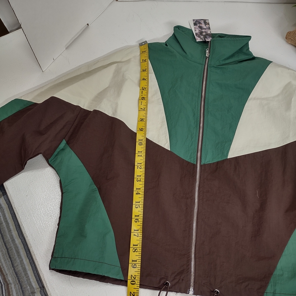 Cider Green Jacket with Zip Detail - Picture 2 of 5